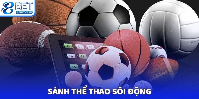 Giải trí với sảnh thể thao hiện đại hàng trăm trò 